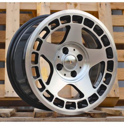 Wheel R15x7J  4X100J  ET  24  57.1  BK927  Black Polished (MB)  For RACIN  (L6)