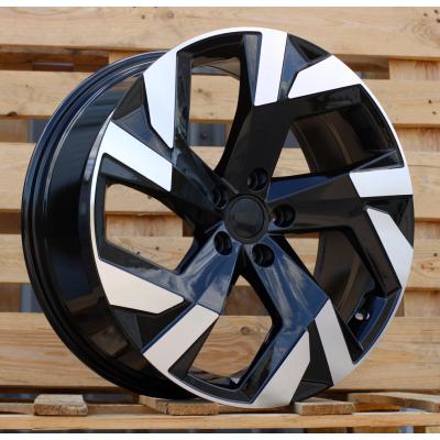 Wheel R19x8J  5X112J  ET  40  57.1  FBX230J  Black Polished (MB)  For SKODA  (K8)  (HYBRID FORGED)