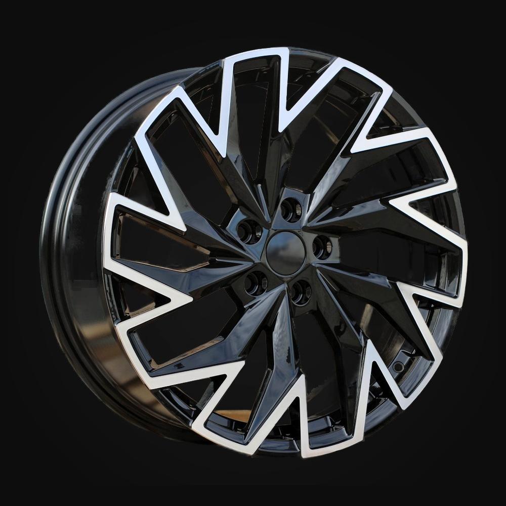 Wheel R19x8J  5X112  ET  44  57.1  FBX423J  Black Polished (MB)  For SKODA  (M)  (HYBRID FORGED)