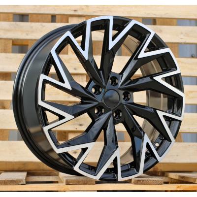 Wheel R19x8J  5X112J  ET  44  57.1  FBX423J  Black Polished (MB)  For SKODA  (M)  (HYBRID FORGED)