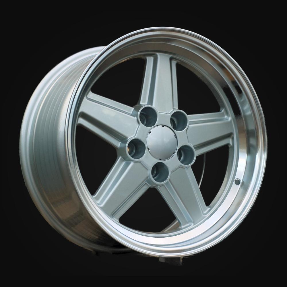 Wheel R17x9J  5X112  ET  24  66.6  FD5938  Silver+Polished Lip (SP)  For MER  (P)  (Rear+Front)