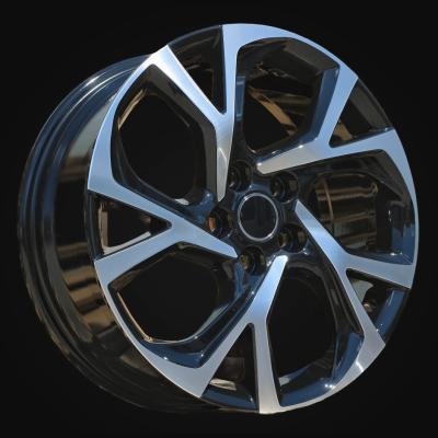 Wheel R17x7J  5X114.3  ET  45  60.1  FE132  (FBX405J)  Black Polished (MB)  For TOYOT  (K7+A+Z3+M)  (HYBRID FORGED)