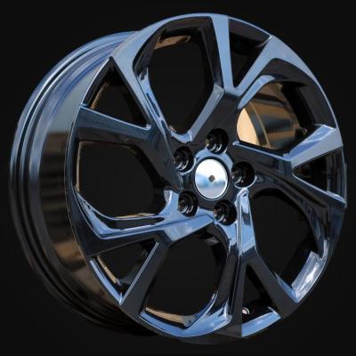 Wheel R17x7J  5X114.3  ET  45  60.1  FE132  (FBX405J)  Black (BL)  For TOYOT  (A)  (HYBRID FORGED)