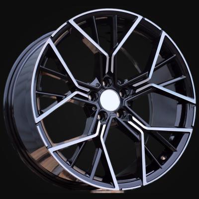 Ratlankis R20x8.5J  5X112  ET  25  66.6  A5602  (BY1906)  Black Polished (MB)  For BMW  (Z3)  (Rear+Front)