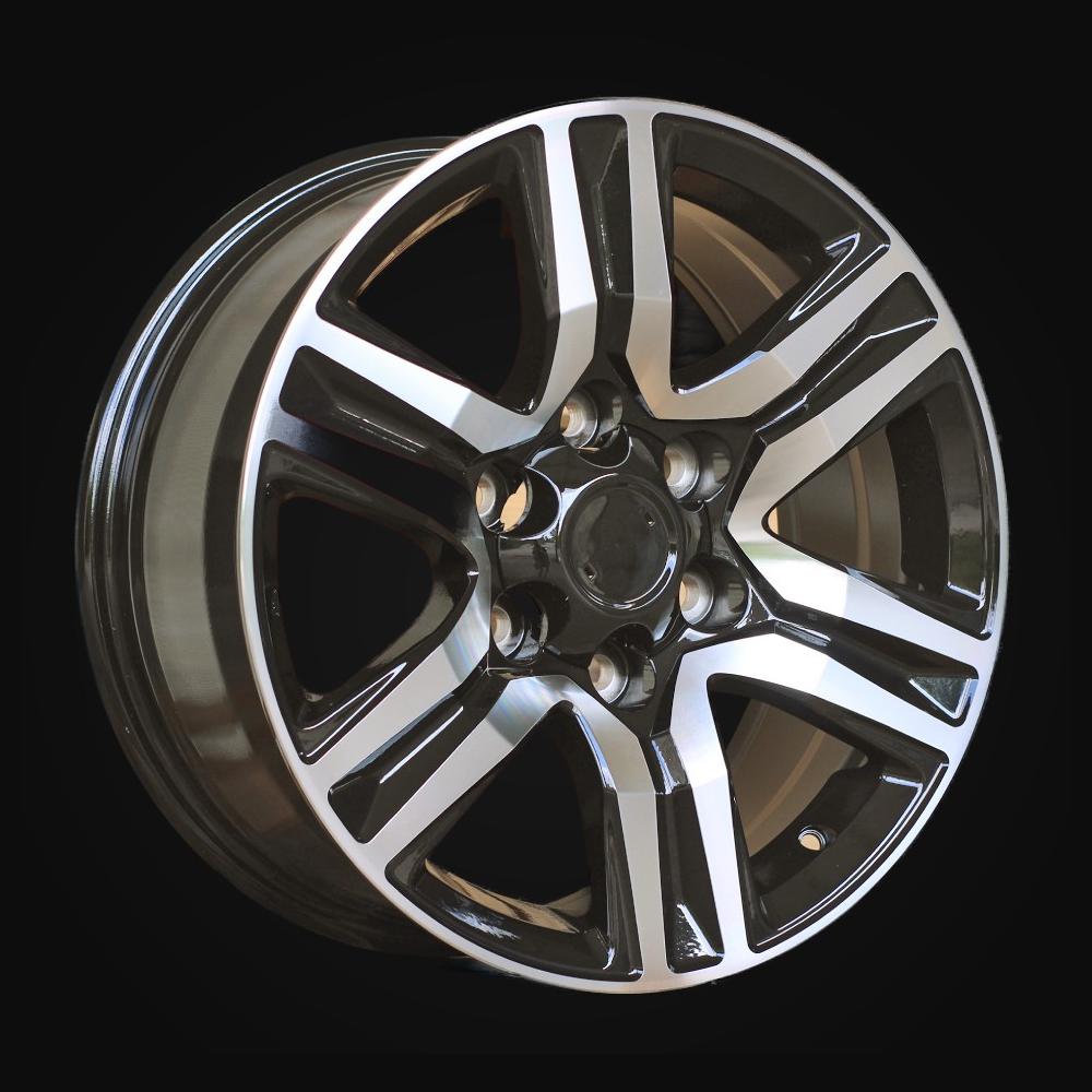 Ratlankis R17x7.5J  6X139.7  ET  25  106.1  H718F  Black Polished (MB)  For TOYOT  (K7)  (HYBRID FORGED)