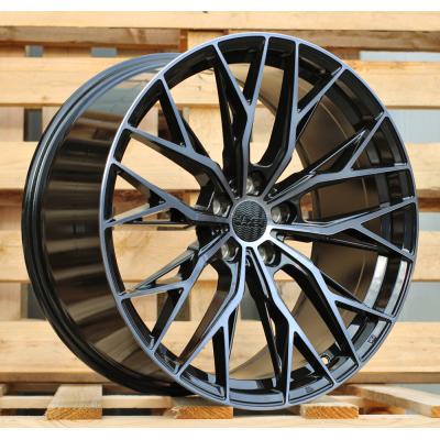 Wheel R20x8.5J  5X112J  ET  35  66.6  HX042J  (IN0387)  Black+Tinted Face (BLTF)  For HAXER  (K7+Z6+Z5)  (Front+Rear)
