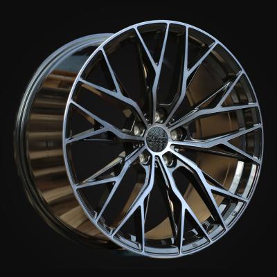 Wheel R18x8J  5X112  ET  35  66.5  HX042J  (IN0387)  Black+Tinted Face (BLTF)  For HAXER  (Z7)