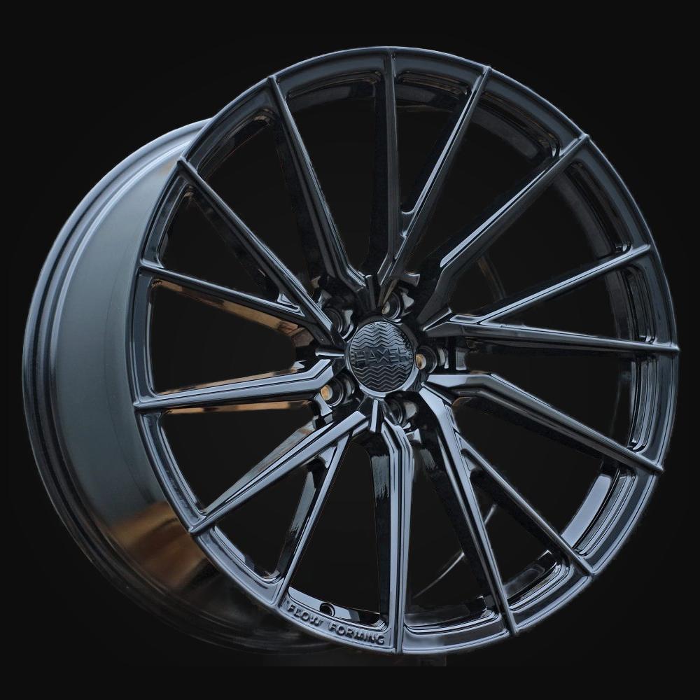 Wheel R20x8.5J  5X112  ET  35  66.5  HX06JF  Black (BL)  For HAXER  (K4+K2)  (HYBRID FORGED (Front+Rear))