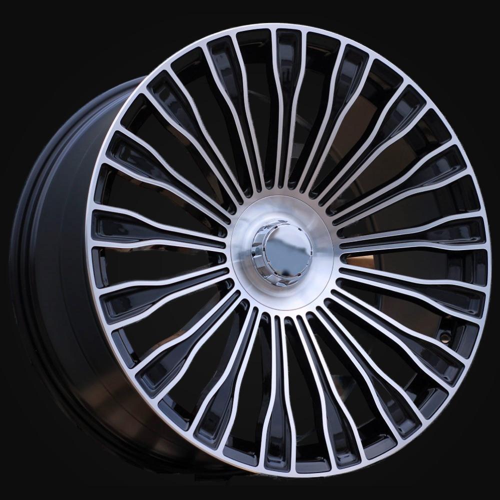 Wheel R20x9.5J  5X112  ET  43  66.6  I0313  (HF299)  Black Polished (MB)  For MER  (Z3)  (HYBRID FORGED Rear+Front)
