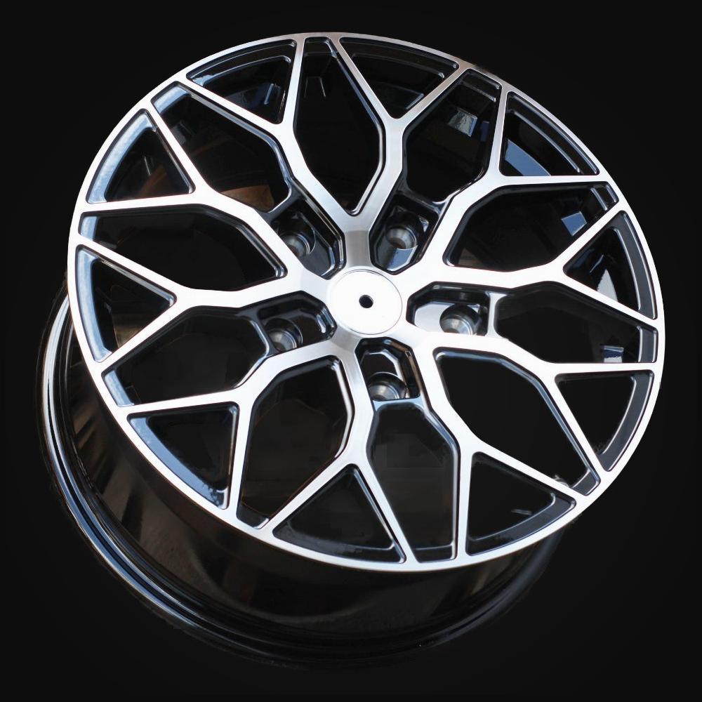Wheel R18x8J  5X160  ET  50  65.1  I0319  (IN-LD1)  Black Polished (MB)  For RACIN  (K7+M+Z5)  (Style Vossen (max 1100kg))