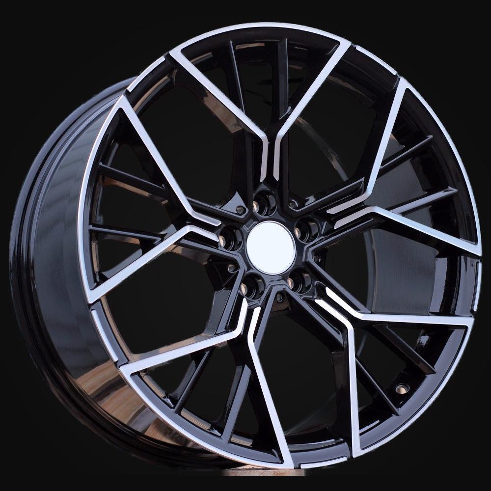 Ratlankis R20x9.5J  5X112  ET  40  66.6  A5602  (BY1906)  Black Polished (MB)  For BMW  (Z3)  (Rear+Front)