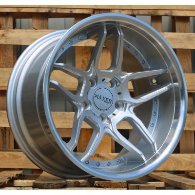 Wheel R19x8.5J  5X120J  ET  35  72.6  SSA01  (HX030J)  Silver+Polished Lip (SP)  For HAXER  (Z2+Z3)  (Rear+Front)