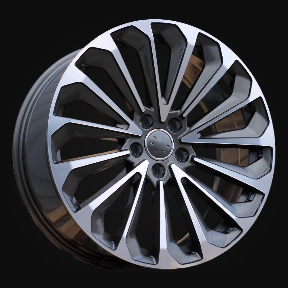 Ratlankis R21x9.5J  5X112  ET  36  66.5  A5827  Grey Polished (MG)  For AUD  (P)  (E-Tron)