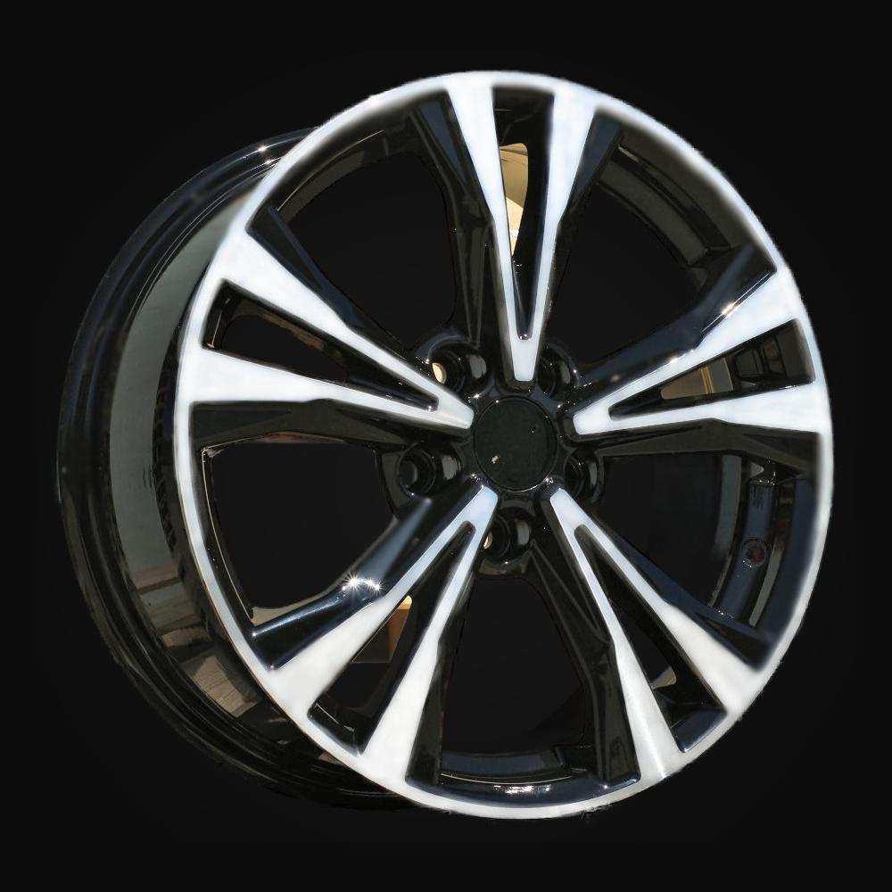 Ratlankis R18x7J  5X114.3  ET  40  66.1  A5832  Black Polished (MB)  For NISS  (P)