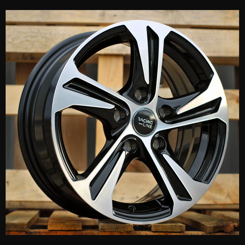 Wheel R16x6.5J  5X110  ET  40  65.1  B1242  Black Polished (MB)  For RACIN  (R)