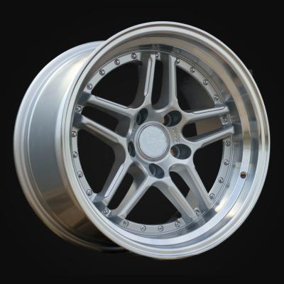 Ratlankis R17x9.5J  5X120  ET  20  74.1  A5863  Silver+Polished Lip (SP)  For BMW  (P)  (Rear+Front)