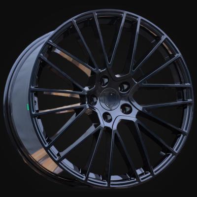 Wheel R21x9.5J  5X130  ET  46  71.5  FB0010J  Black (BL)  For PORCH  (K7)  (FORGED (Rear+Front))