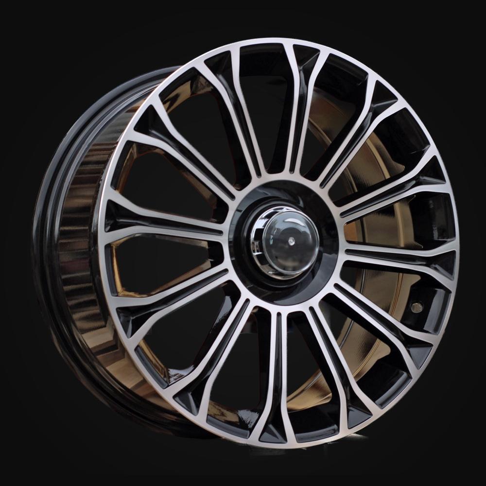 Wheel R20x9.5J  5X112  ET  43  66.6  FBX003J  (H3153F)  Black Polished (MB)  For MER  (K7)  (HYBRID FORGED Rear+Front)