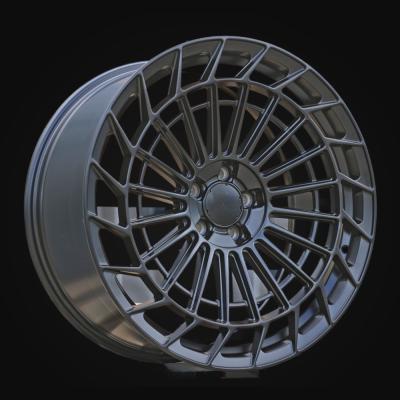 Wheel R21x10J  5X112  ET  35  66.6  FBX162J  (I0359)  Black Half Matt (BLHM)  For MER  (A)  (HYBRID FORGED Rear+Front)