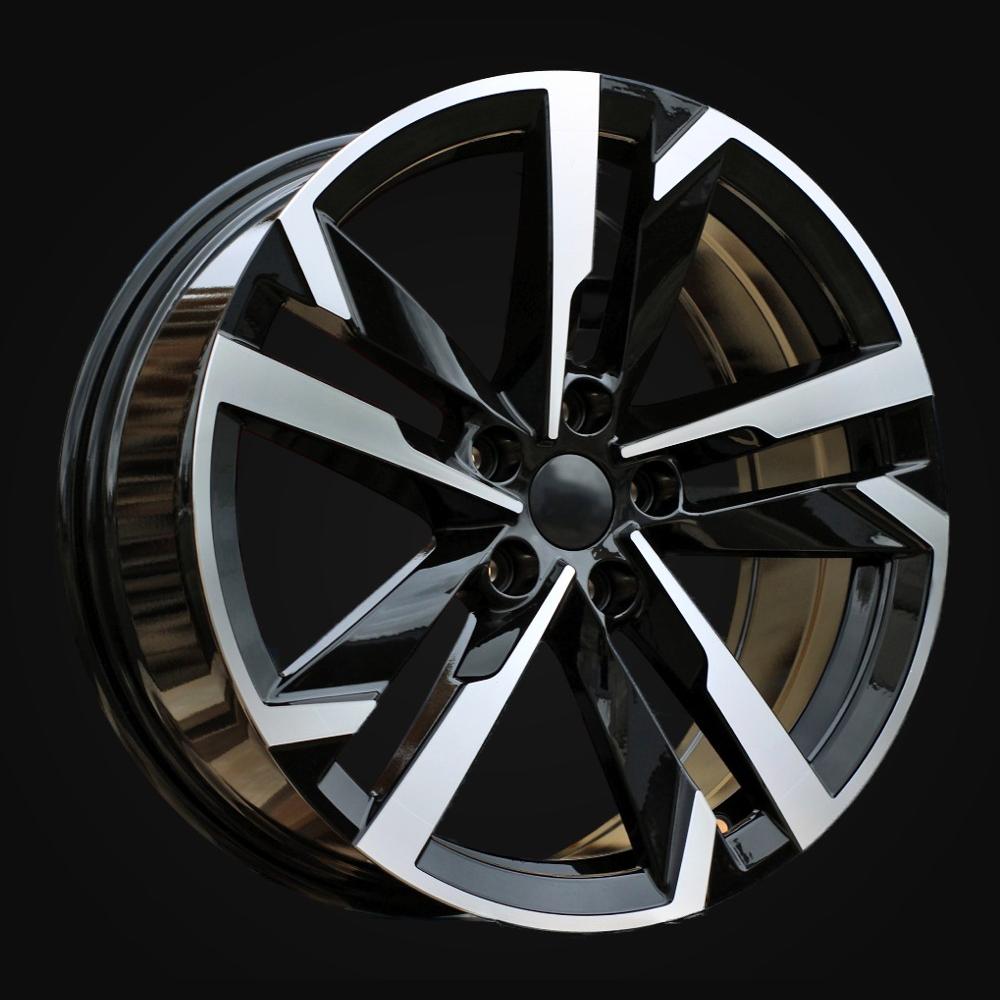 Wheel R17x7J  5X100  ET  39  57.1  FBX254J  Black Polished (MB)  For SKODA  (Z3)  (HYBRID FORGED)