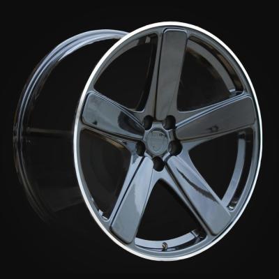 Wheel R21x10J  5X112  ET  19  66.5  FE023  (BY1120)  Black+Polished Lip (BLPL)  For PORCH  (Z2)  (REAR+FRONT)