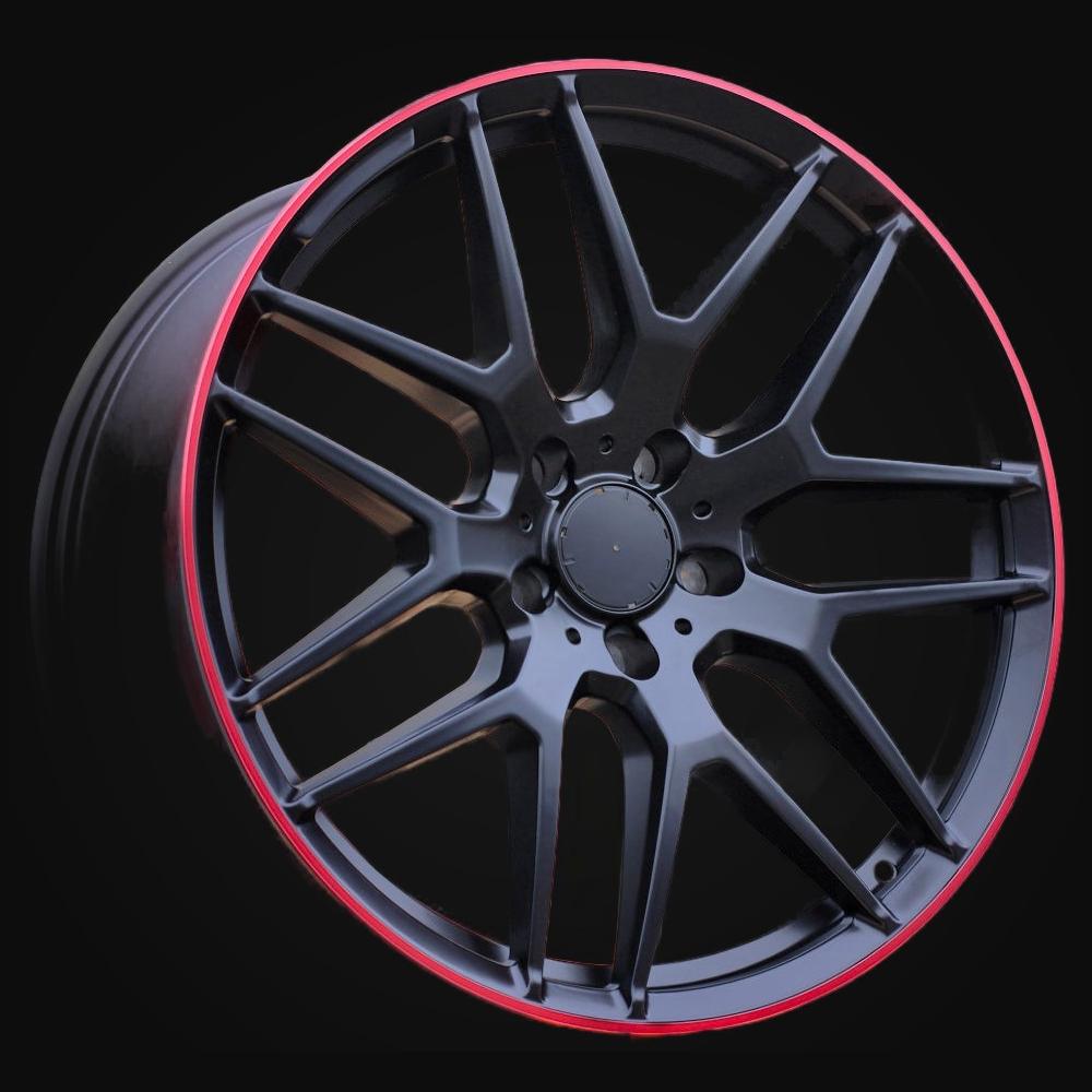 Wheel R21x10J  5X130  ET  35  84.1  FE115  (HE762)  Black+Red Line (BR)  For MER  (P1)  ((AKC 160 Eur))