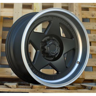 Wheel R18x9J  6X114.3J  ET  0  66.1  JT274  Black Matt (BM)  For 4X4J  (K3)  (MB+MACHINE LIP)