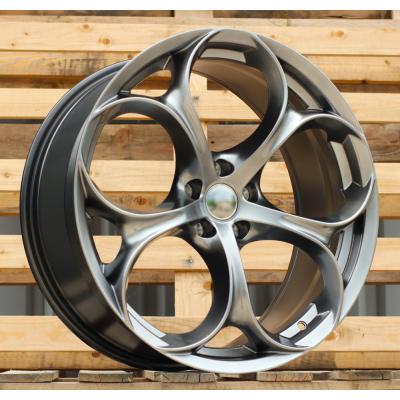 Wheel R17x7.5J  5X110  ET  33  65.1  L1664  (YF5707)  Hyper Black (HB)  For ALFA  (A)  (HYBRID FORGED (ET31))
