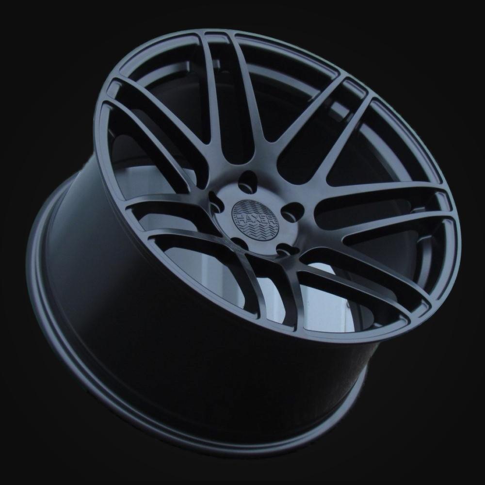 Ratlankis R19x10J  5X120  ET  15  74.1  HX020J  (SSA04)  Black Half Matt (BLHM)  For HAXER  (Z1)  (Rear+Front)