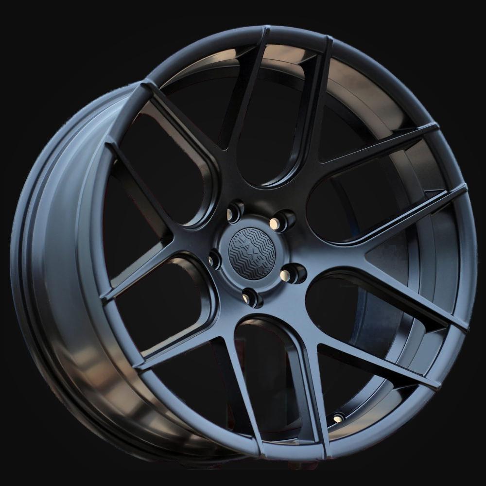 Wheel R20x9J  5X120  ET  15  74.1  SSA03  (HX022J)  Black Half Matt (BLHM)  For HAXER  (Z7)  (Rear+Front)