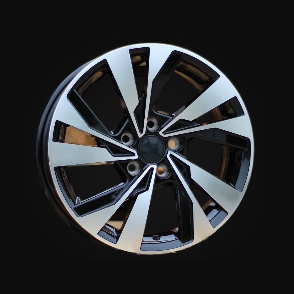 Wheel R15x6J  5X100  ET  40  57.1  XE277  Black Polished (MB)  For VW  (P1)