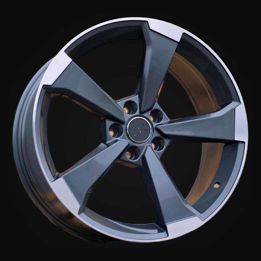 Wheel R19x8.5J  5X112  ET  32  66.5  XE351  (BY1491)  Grey Polished (MG)  For AUD  (Z1)
