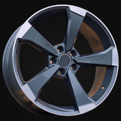 Wheel R19x8.5J  5X112  ET  32  66.5  XE351  (BY1491)  Grey Polished (MG)  For AUD  (Z1)