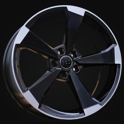 Wheel R19x8.5J  5X112  ET  40  66.5  XE351  (IN5436)  Black Polished (MB)  For AUD  (P1)