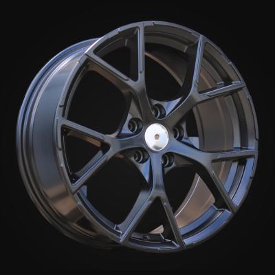Wheel R18x8J  5X112  ET  46  57.1  3S5997  Black Half Matt (BLHM)  For AUD  (K4)  (HYBRID FORGED)