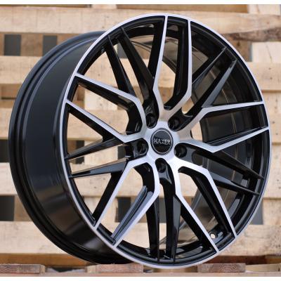Ratlankis R18x8J  5X114.3J  ET  40  73.1  HX035J  (B5902)  Black Polished (MB)  For HAXER  (K4+P+K2)