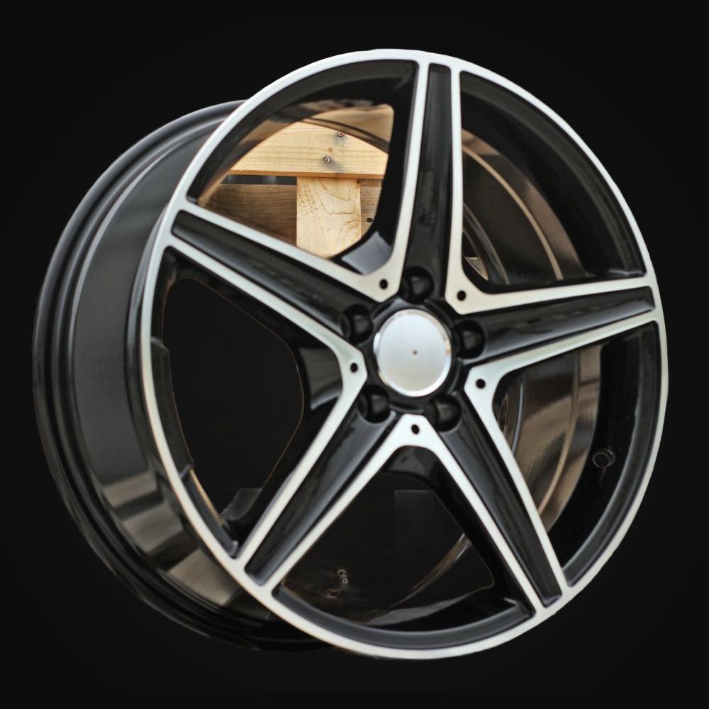 Wheel R18x8J  5X112  ET  45  66.6  B5052  Black Polished (MB)  For MER  (K4+P)