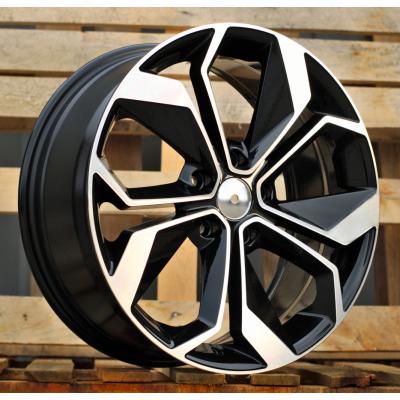 Wheel R15x6.5J  5X114.3  ET  45  66.1  B5168  Black Polished (MB)  For RENAU  (D1)