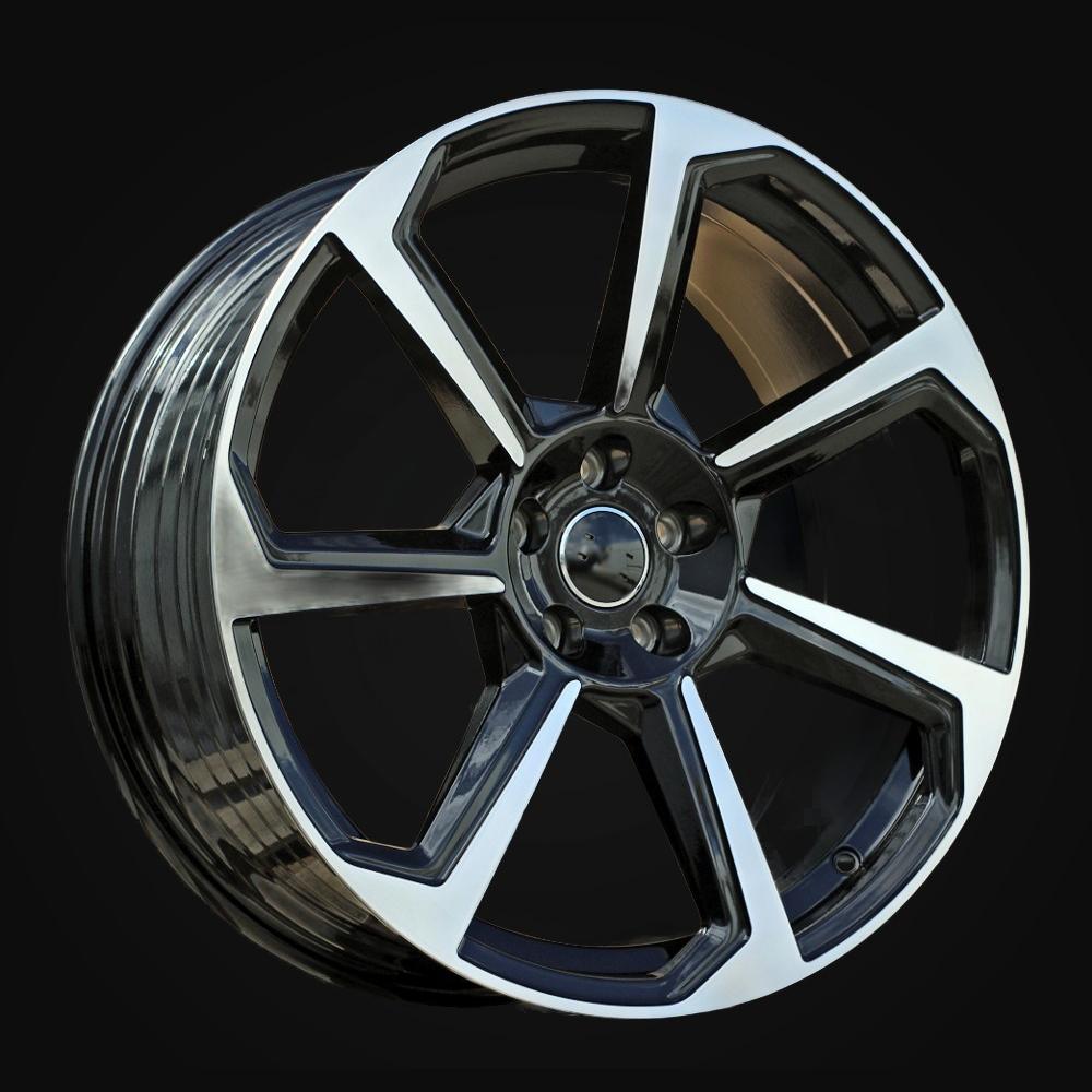 Wheel R20x8.5J  5X112  ET  38  66.5  B5213  (YF7070)  Black Polished (MB)  For AUD  (Z5)  (HYBRID FORGED)