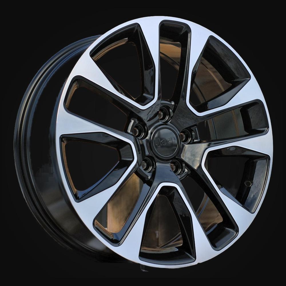 Wheel R20x8J  5X127  ET  50  71.5  B5536  Black Polished (MB)  For JEEP  (K4)  (C-030)