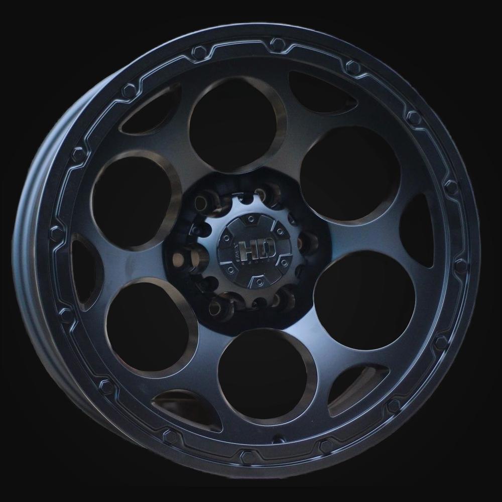 Wheel R18x9J  6X139.7  ET  M20  110.1  B5748  Black Half Matt (BLHM)  For 4X4  (K2)