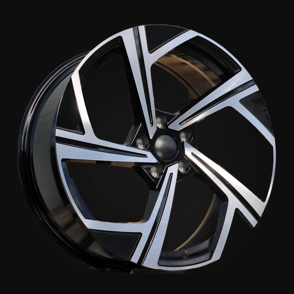 Wheel R17x7.5J  5X112  ET  42  57.1  B5851  (IN5502)  Black Polished (MB)  For VW  (K7)