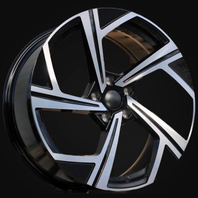Wheel R17x7.5J  5X112  ET  42  57.1  B5851  (IN5502)  Black Polished (MB)  For VW  (K7)