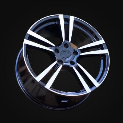 Wheel R20x9.5J  5X130  ET  55  71.6  E946  (BY249)  Black Polished (MB)  For PORCH  (Z2)  (Rear+Front)