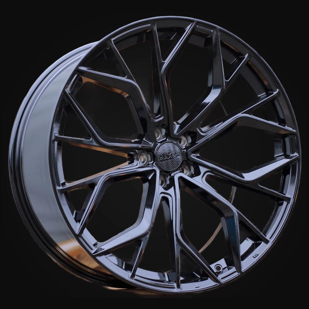 Wheel R18x8J  5X112  ET  42  66.6  HX041J  Black (BL)  For HAXER  (P2+K7)