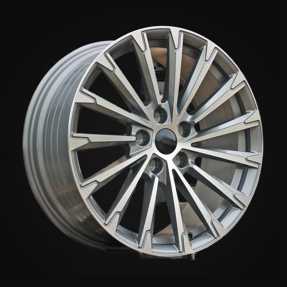 Wheel R18x8J  5X112  ET  45  57.1  YF0446  Grey Polished (MG)  For SKODA  (P1)  (HYBRID FORGED)