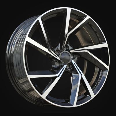 Wheel R20x8.5J  5X108  ET  40  63.4  YF5709  Black Polished (MB)  For RACIN  (K7)  (HYBRID FORGED)
