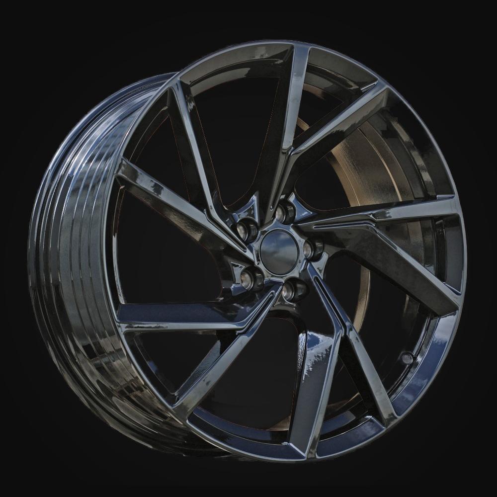 Wheel R20x8.5J  5X108  ET  40  63.4  YF5709  Black (BL)  For JAGUAR  (K7)  (HYBRID FORGED)
