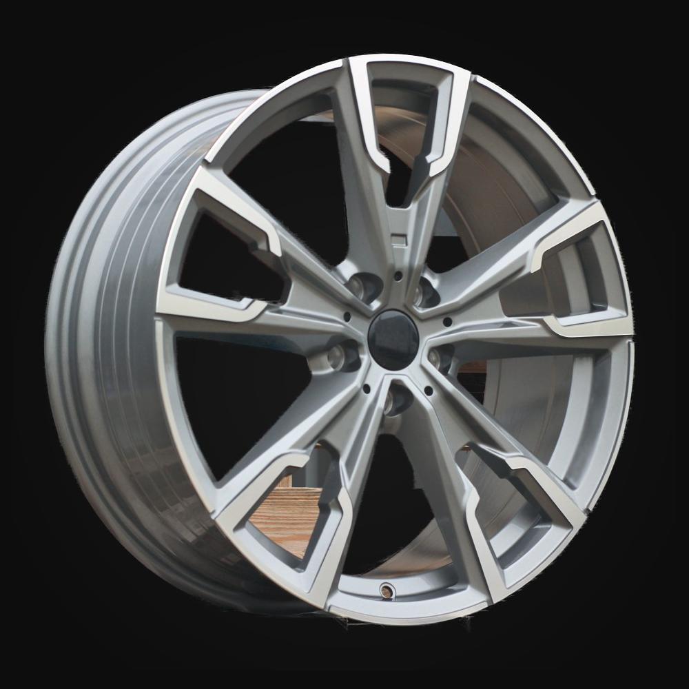 Wheel R19x8J  5X112  ET  46  66.6  YF5710  Grey Polished (MG)  For BMW  (Z6)  (HYBRID FORGED (X1J; iX1J; X2J; iX2J; Series 1(F40) 2(F44))