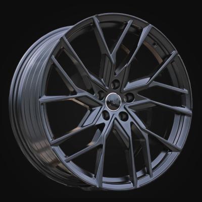 Wheel R21x8.5J  5X112  ET  40  57.1  YF5771  Black Half Matt (BLHM)  For AUD  (K7)  (HYBRID FORGED Q4 e-tron (Front))